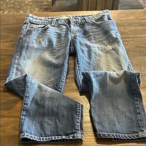 BKE DENIM STAR SIZE 28 CAPRI Y2K